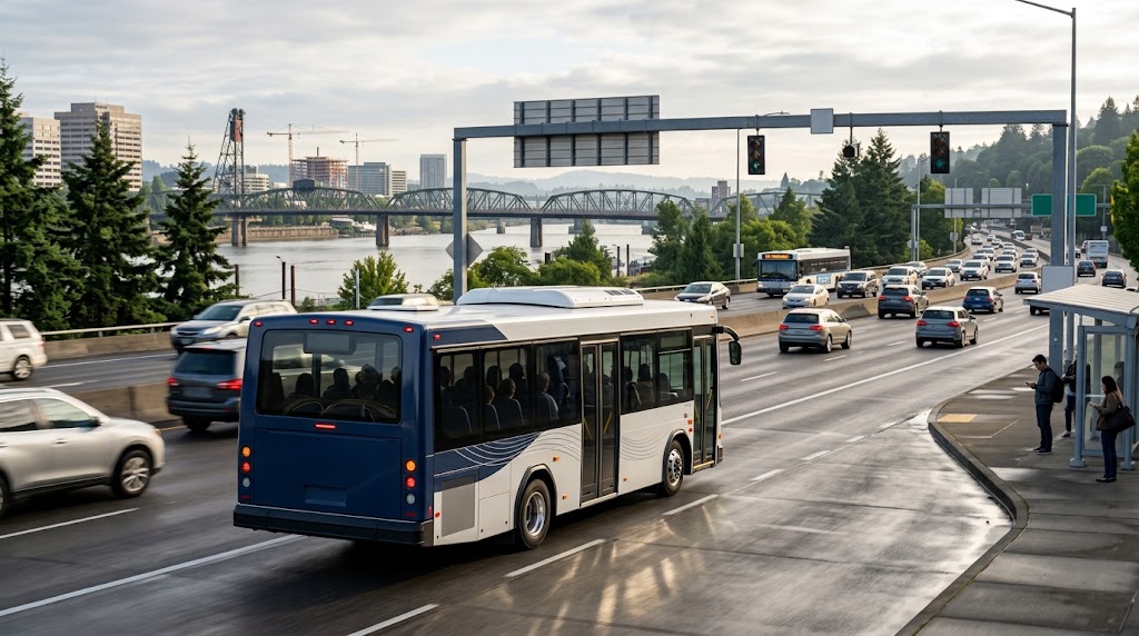 How can Portland employers use shuttle programs to meet Oregon commute-reduction goals?