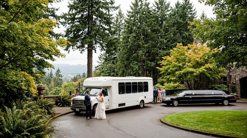 When should you book wedding transportation in Portland for peak season?